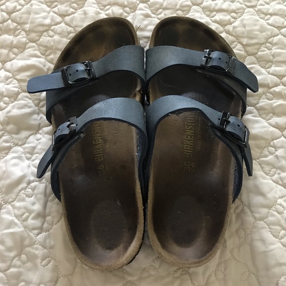 Navy Blue Birkenstocks - Picture 2 of 4